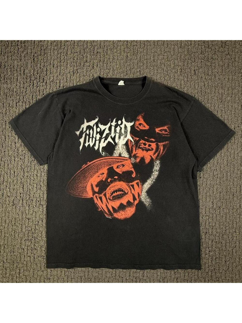 ANVIL 2000’s Twiztid Hip Hop Graphic Black T Shirt